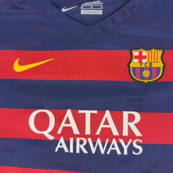 Nike Dri-Fit FC Barcelona Jersey Messi #10 Youth Small - Picture 9 of 11